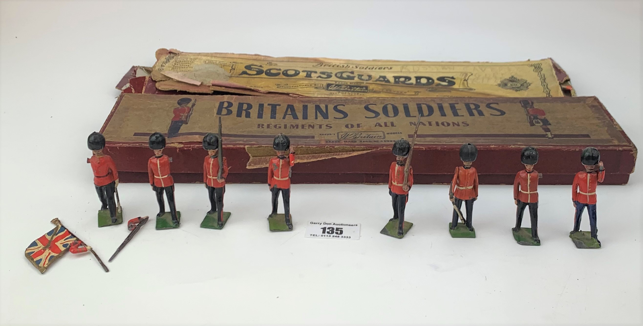 Boxed Britains Soldiers, Regiments of All Nations – Colours & Pioneers of the Scots Guards no. 82 - Image 8 of 10