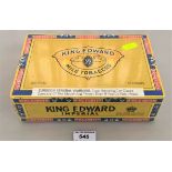 Sealed box of King Edward the Seventh Mild Tobaccos 50 cigars