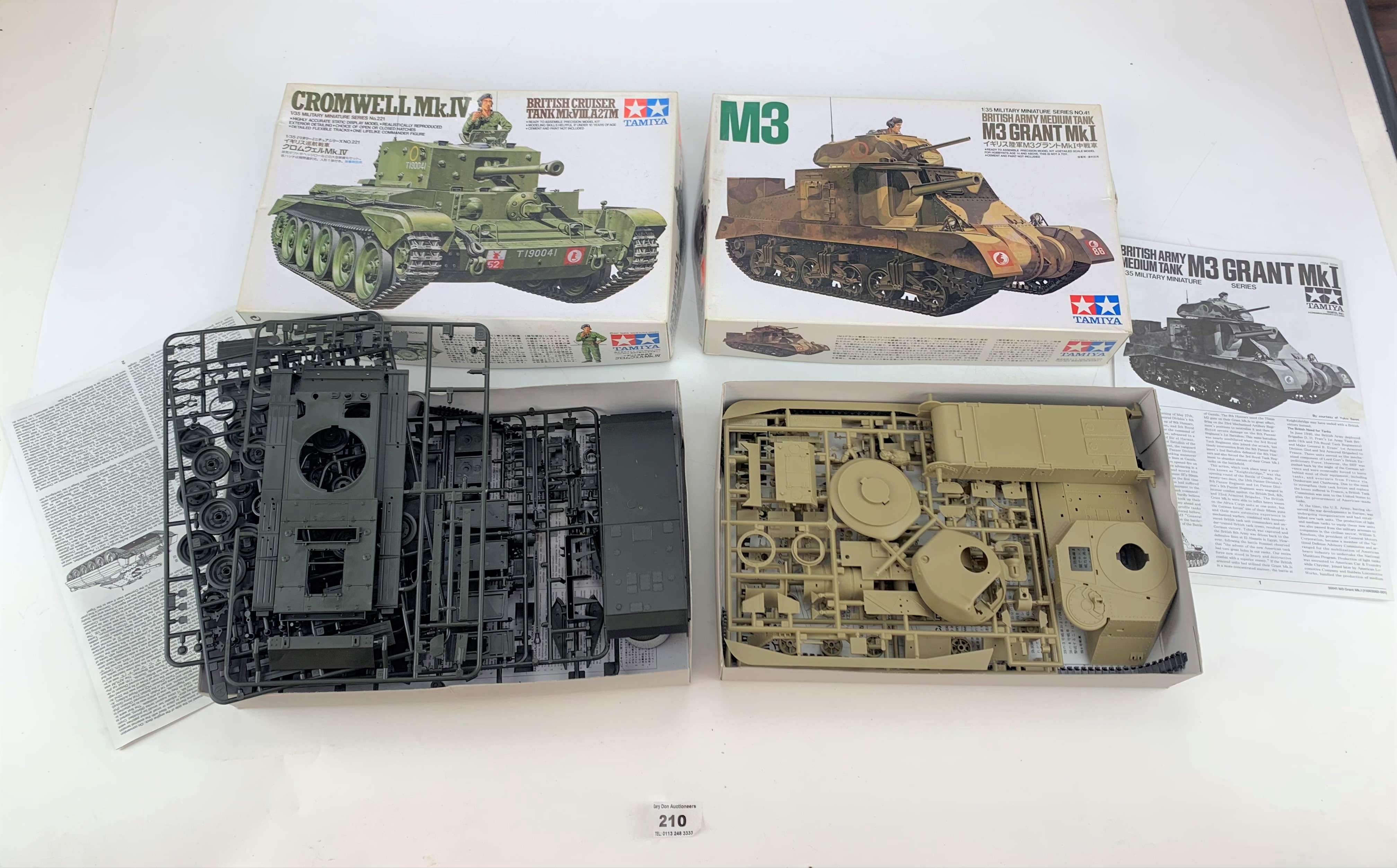 4 boxed Tamiya Military Tank kits - Image 5 of 5