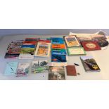 Railway books and magazines inc.Rule Book & badge, signed Nigel Harris train poster etc.