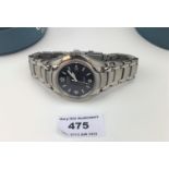 Boxed Citizen Eco-Drive Titanium WR100 gents watch. Working