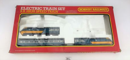 Boxed Hornby Railways Electric Train Set BR High Speed Train, not complete