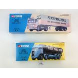 2 boxed Corgi Classics trucks – Ferrymasters & Fina Fuel ltd ed. No 4548 (damaged wing mirror)