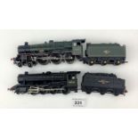 2 loose Hornby engines & tenders – ‘Trafalgar 45682’ and ‘48158’