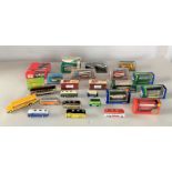 25 assorted boxed and loose buses inc. Corgi, Exclusive First Editions etc.