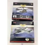 2 boxed Corgi Aviation Archive military airplane and helicopter