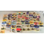 60+ assorted boxed vehicles inc. Dinky, Days Gone, Lledo and Promotional