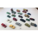 22 assorted loose Dinky cars and vehicles