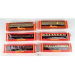 6 boxed Hornby Railways 00 coaches
