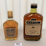 Martell Cognac 34 cl and Martell Fine Cognac 10 cl