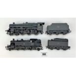 Green Bachmann engine ‘Achilles’ 45697 with tender and Bachmann 41241 engine with tender