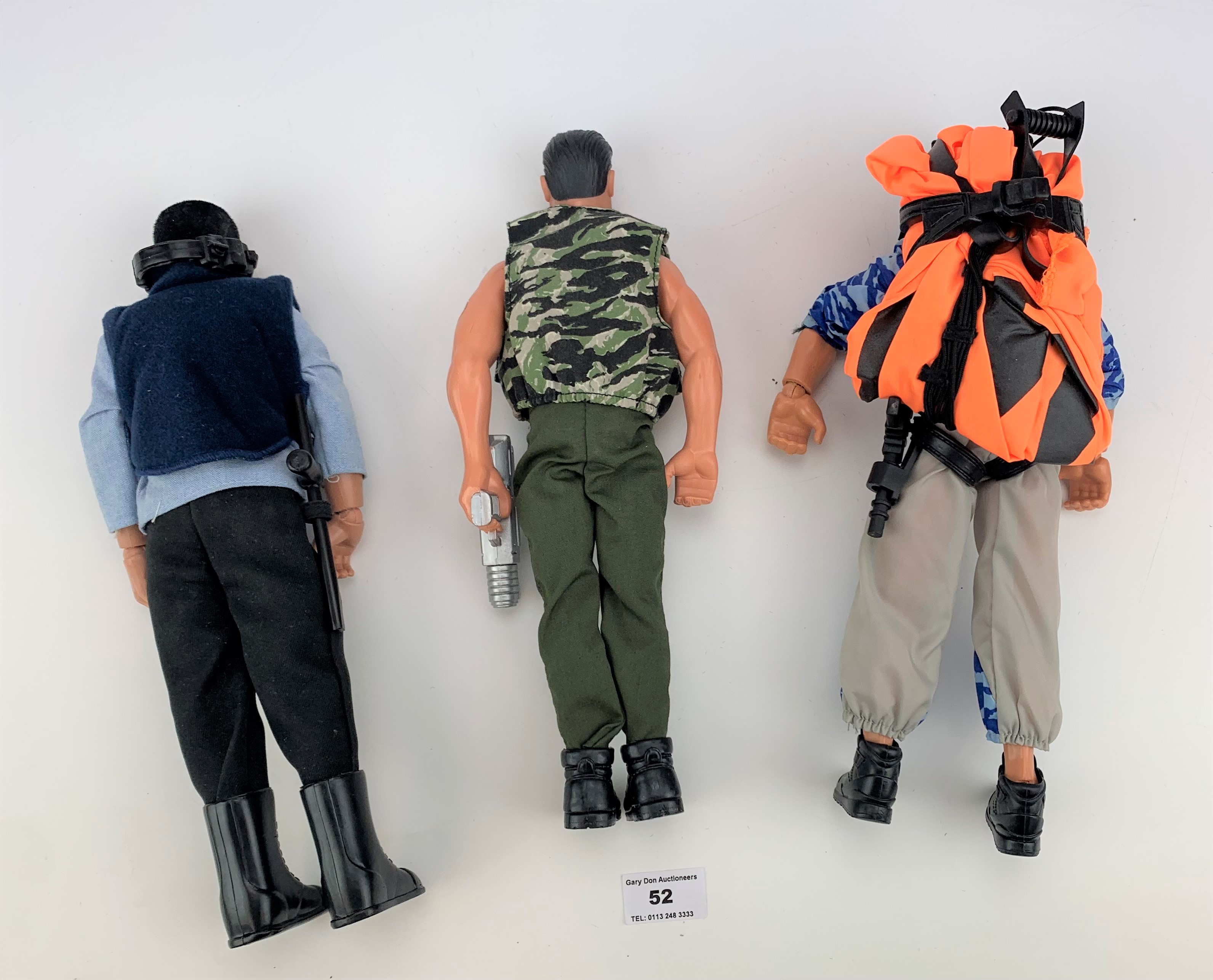 3 Action Men figures - Image 2 of 2