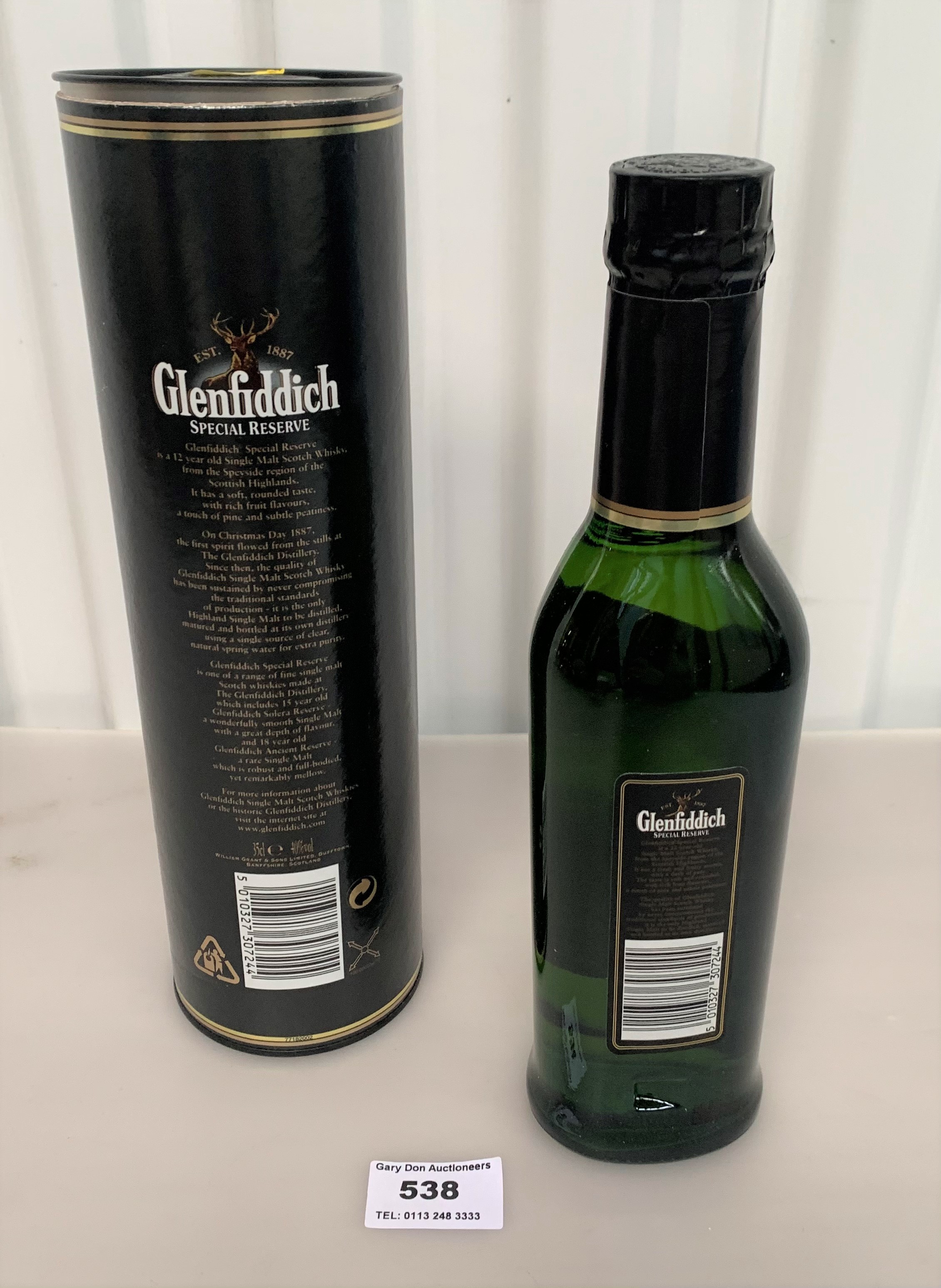 Boxed Glenfiddich Special Reserve Single Malt Scotch Whisky, aged 12 years, 35 cl - Image 2 of 2