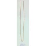 9k gold necklace, 30” long, 7.1 gms