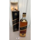 Boxed Johnnie Walker Black Label Extra Special Old Scotch Whisky, aged 12 years, 75 cl