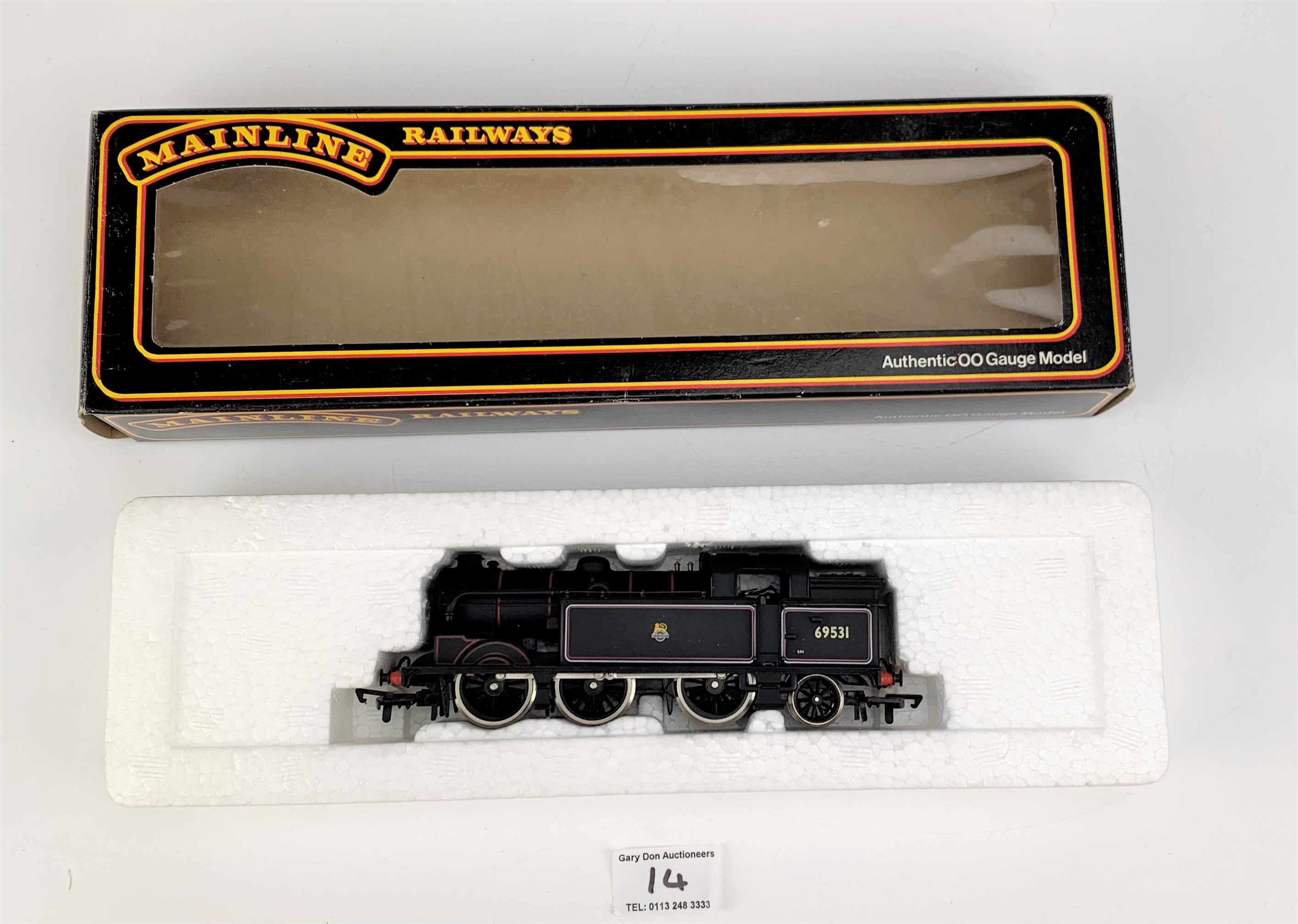 Boxed Mainline Railways N2 class 0-6-2T locomotive BR lined black livery - Image 3 of 4