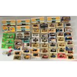 50+ assorted boxed and loose commercial Promotional vehicles inc. Lledo, Models of Yesteryear,