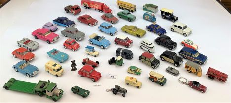 Box of loose vehicles inc. Corgi, Matchbox and other makes