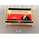 King Edward Invincible box with 8 cigars