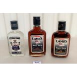 Smirnoff Vodka 6 2/3 fl ozs & 2 x Lamb’s Navy Rum 200 ml