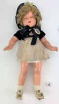 Shirley Temple doll, 18” high. Special import from USA