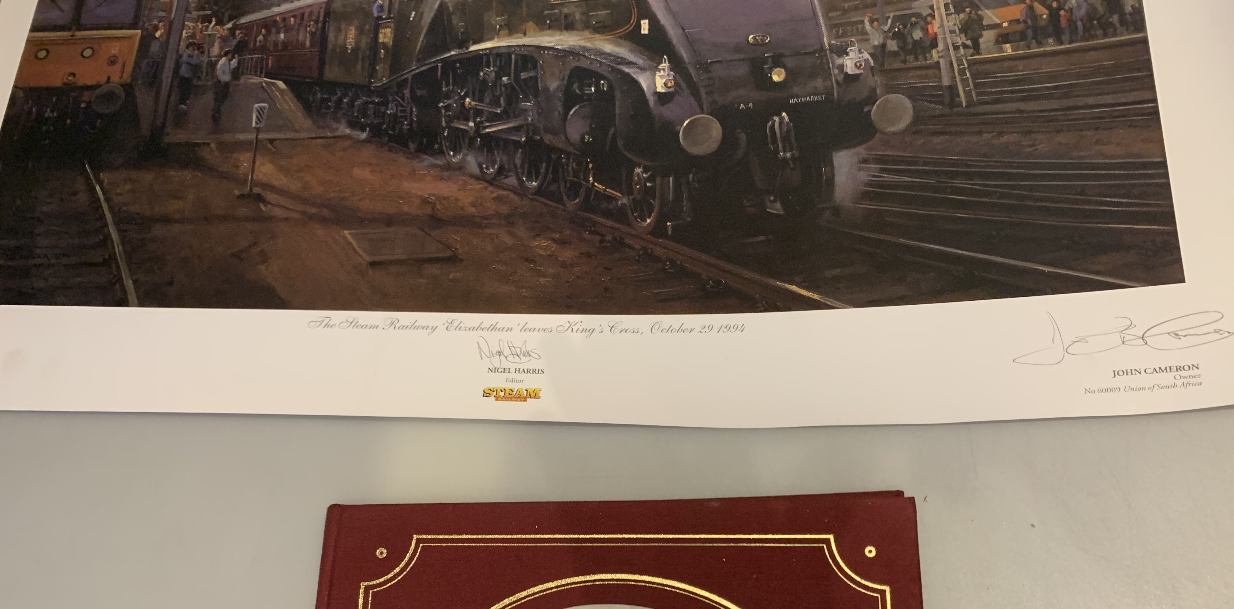 Railway books and magazines inc.Rule Book & badge, signed Nigel Harris train poster etc. - Image 9 of 9