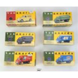 6 boxed Vanguards Classic Commercial vehicles