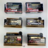 6 boxed Corgi James Bond 007 cars