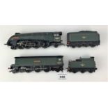 2 loose Hornby engines & tenders – ‘Bittern 60019’ and ‘Combe Martin 34043’