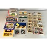 30 assorted boxed vehicles inc. Weetabix Corgi, Racing Team Set, Days Gone and Promotional