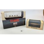 2 boxed ships – Titanic and RMS Britannic