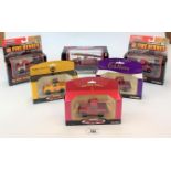 Boxed Signature Fire Engine and 5 boxed Corgi vehicles – Royal Mail, AA Road Service, Cadbury and