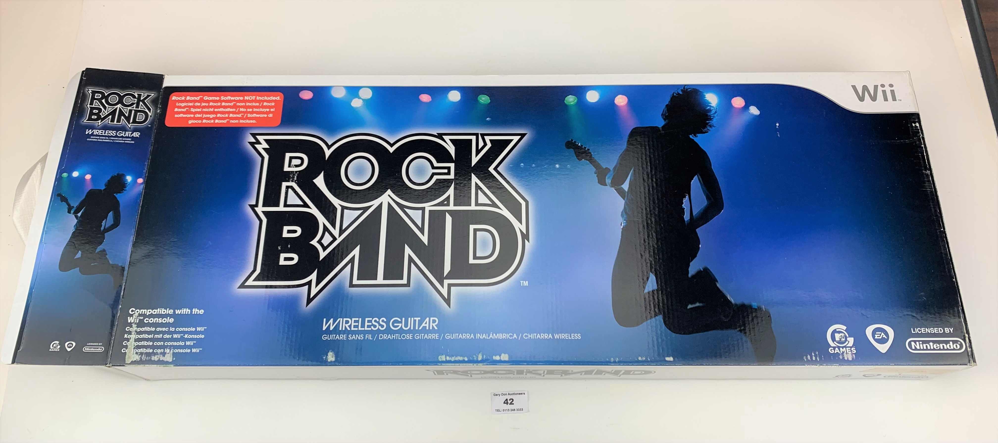 Boxed Nintendo WII Rock Band Wireless Guitar