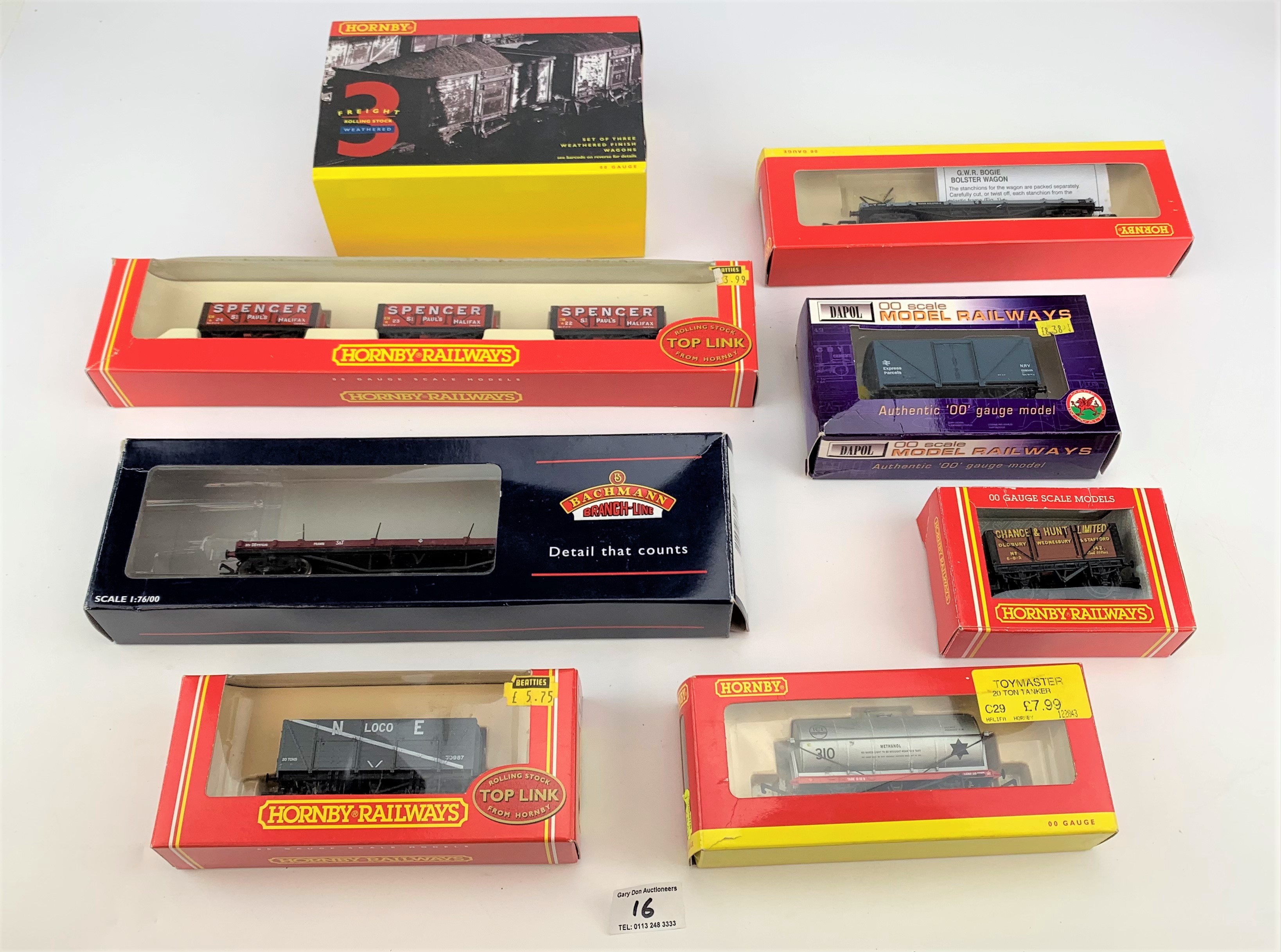7 boxed assorted Hornby wagons, Bachmann boxed wagon and 1 Dapol boxed wagon - Image 2 of 10