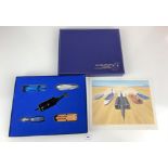 Boxed Lledo Landspeed Legends Special Limited Edition collectors set with signed print, no. 0443/