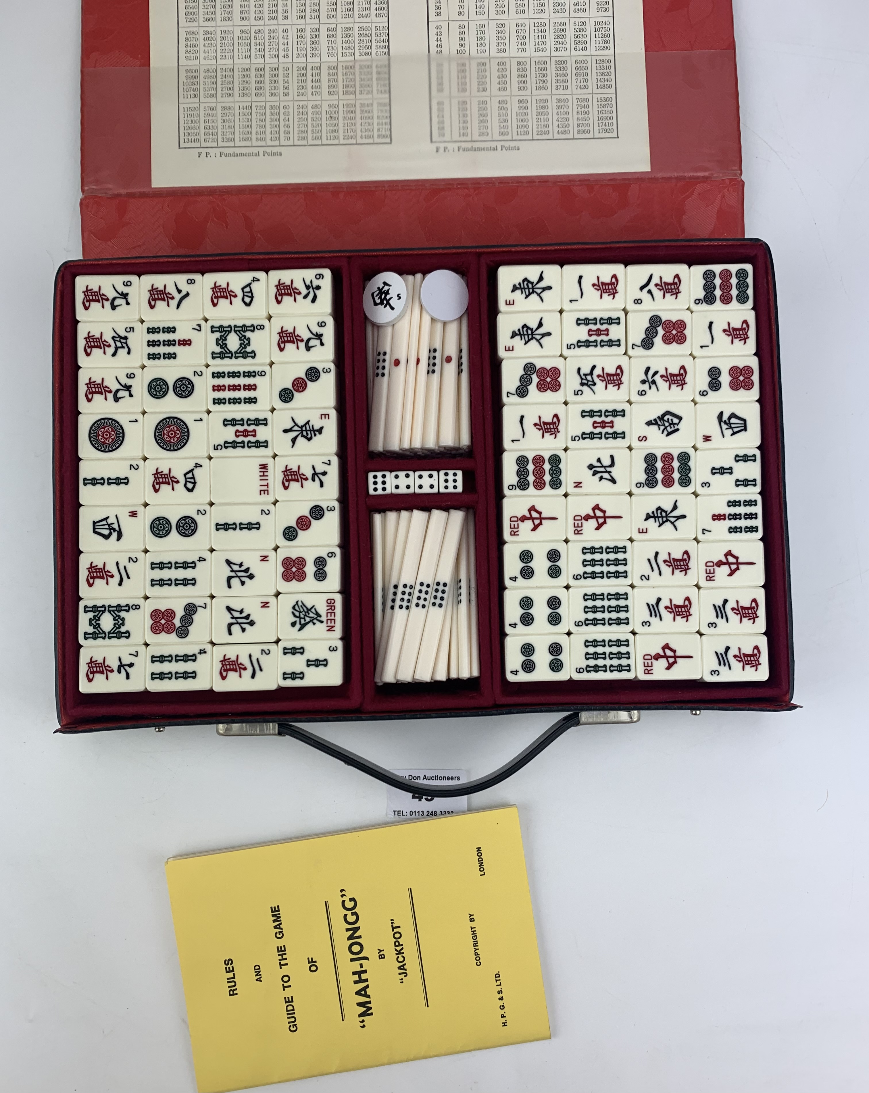 Mahjong game in soft case - Image 3 of 3