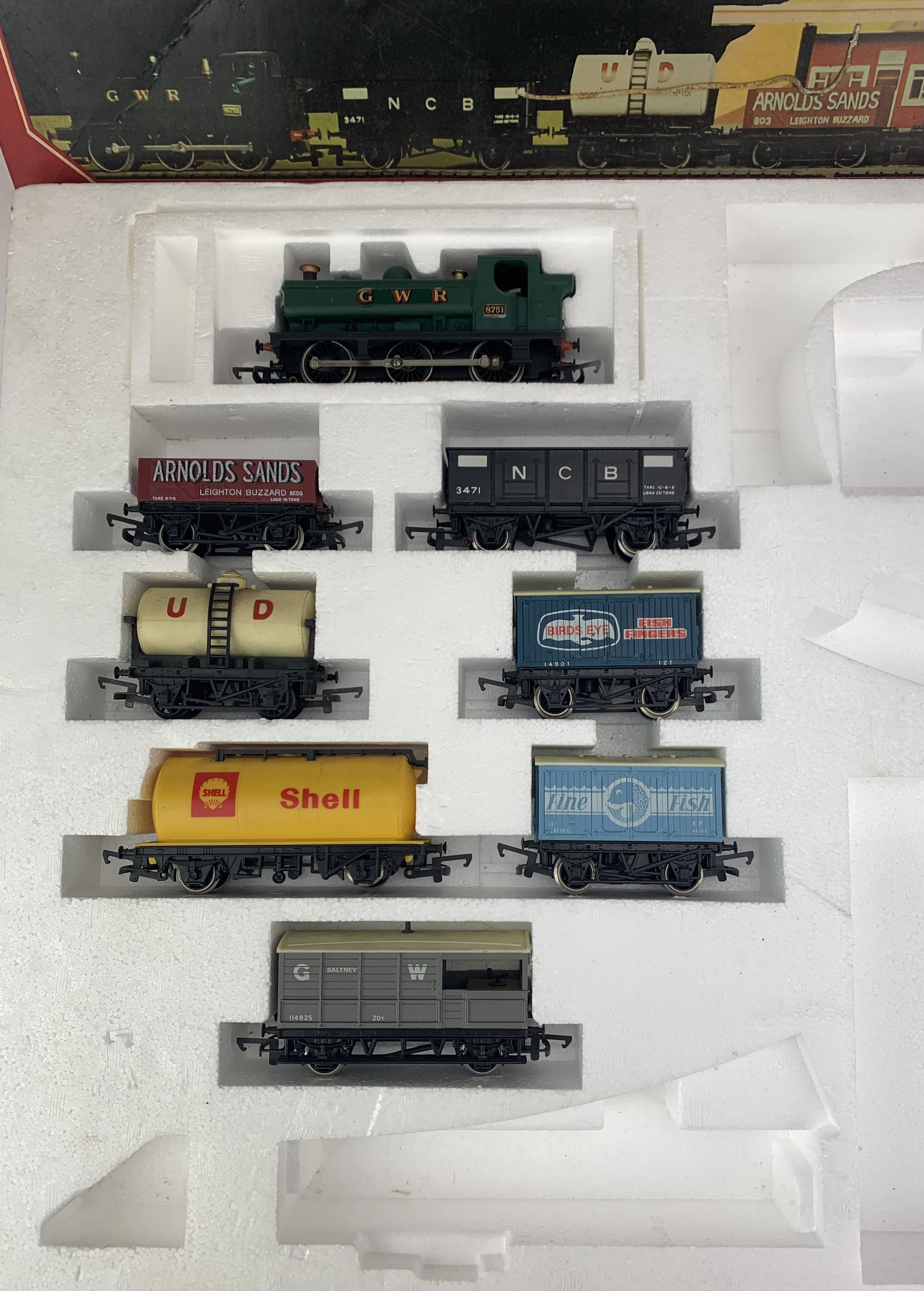 Boxed Hornby Railways Electric Train Set GWR Freight Set, not complete - Image 4 of 5