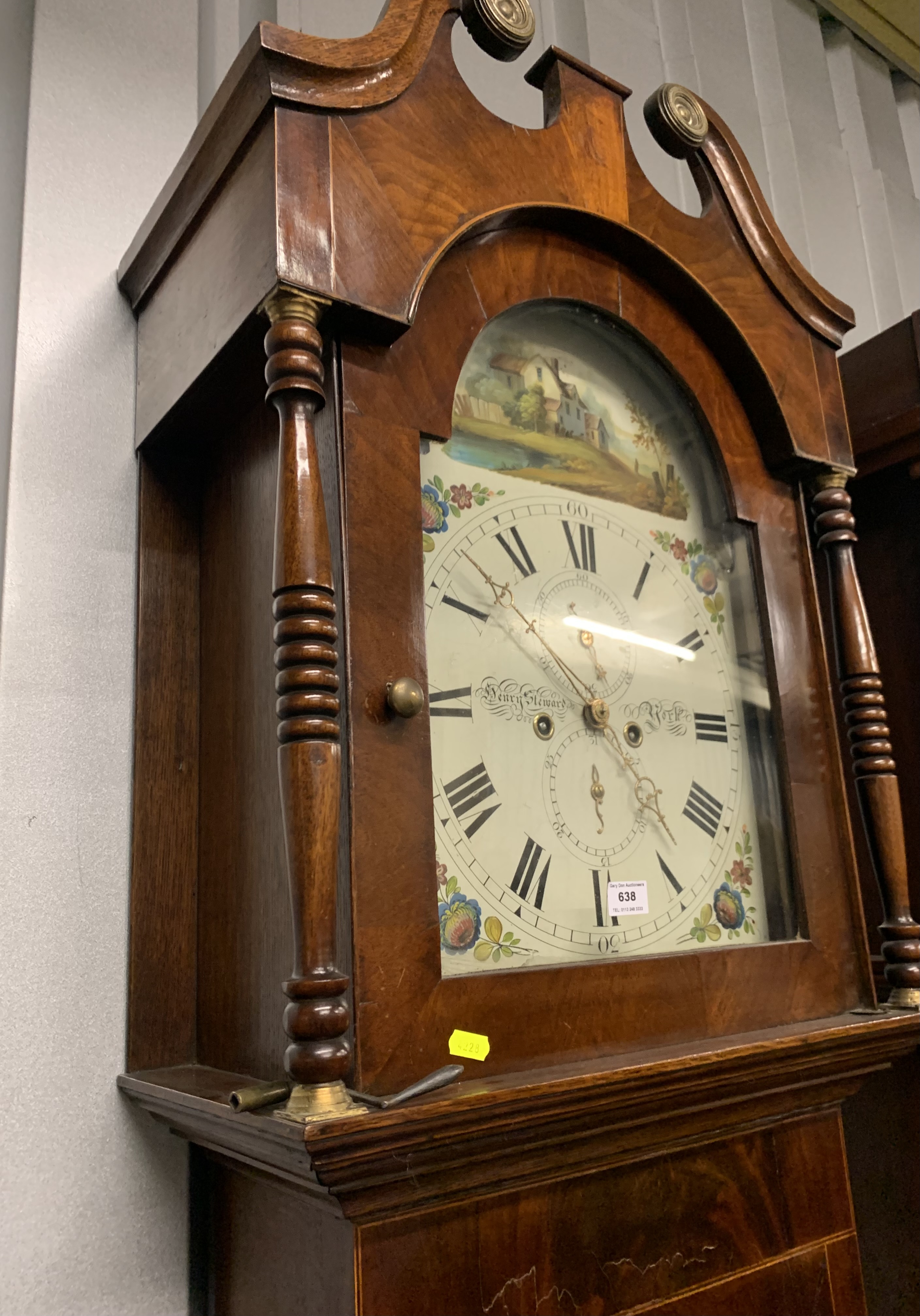 Longcase grandfather clock - Image 5 of 7