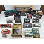 Assorted boxed vehicles inc. Corgi, Harry Potter etc