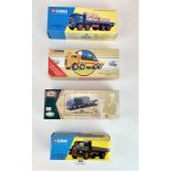 4 boxed Corgi Classics trucks