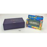 Boxed Corgi ‘The Beatles’ bus and boxed Corgi Queen Elizabeth II Golden Jubilee bus