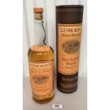 Boxed Glenmorangie Single Highland Malt Scotch Whisky, Ten Years Old, 1 Litre