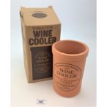 Boxed Terracotta Wine Cooler