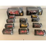 13 boxed Collezione Classico sports cars – 11 small and 2 large