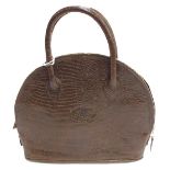 Mulberry - Congo leather handbag, in brown, 11.5" wide 10" wide