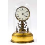 Eureka electric mantel clock, the 4.5" cream dial signed Eureka Clock Co Ltd, London over a plate