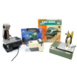 Various electric tools including a Clarke woodworker 1" belt sander, model No. Cs25C, Proxxon