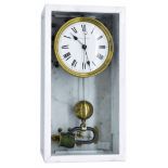 Brillie electric wall clock, the 5.75" white dial inscribed Electrique Brillie and with centre