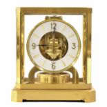 Jaeger-LeCoultre Atmos clock, the 4.75" white dial enclosing a skeletonised centre, ser. no. 260691,