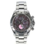 Rolex Oyster Perpetual Cosmograph Daytona 18ct white gold gentleman's wristwatch, ref. 116509,